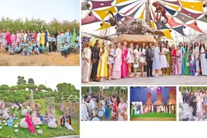 Beauty queens enjoy visit to eco-tourism park