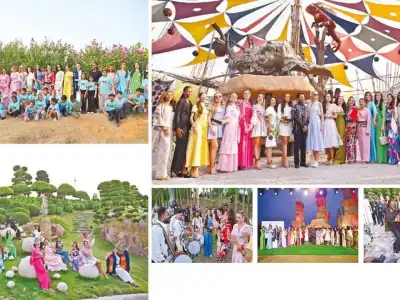 Beauty queens enjoy visit to eco-tourism park