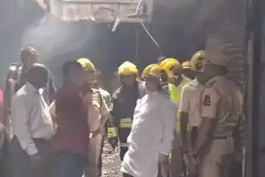 Big fire at shop in Old City Hyderabad, CM Revanth orders quick rescue