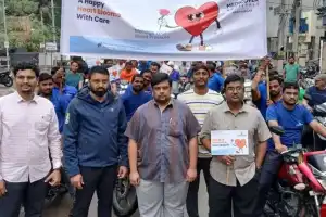 Bike rally organized to raise awareness about high blood pressure