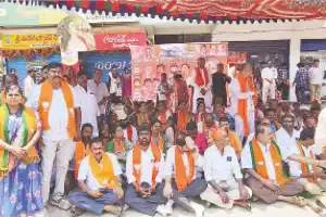BJP protests to demand more facilities at Cherlapally station