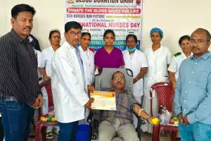 Blood Donation Camp Held for International Nurses Day