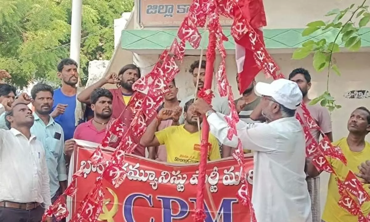 CPM Says Only Workers’ Government Can Solve Labor Problems on May Day in Jogulamba Gadwal