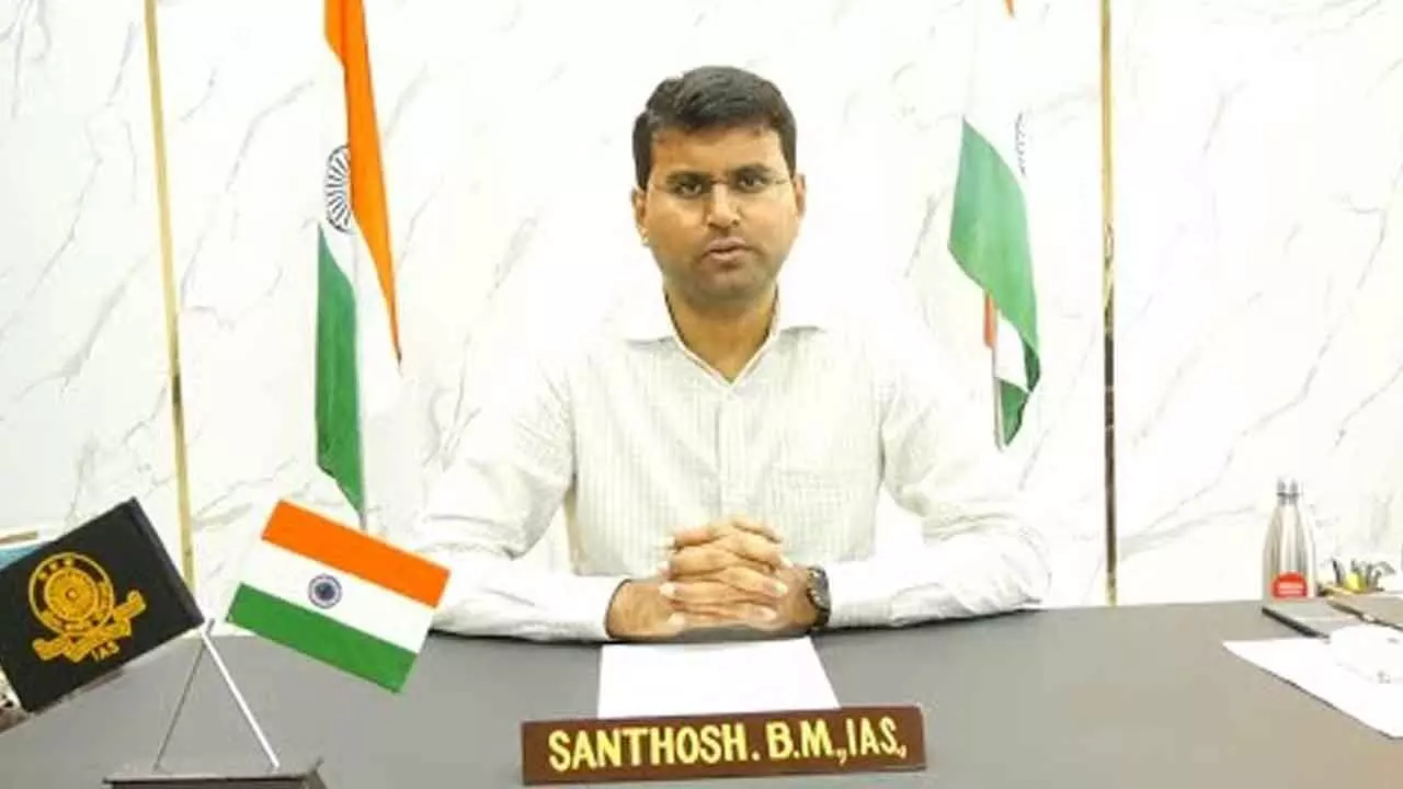 District Collector praises TGMREIS students