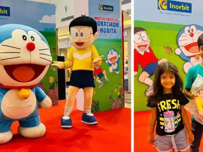 Doraemon Meet and Greet at Inorbit Mall in Cyberabad