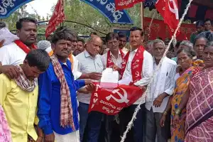 Farm Workers’ Union Protests in Narayanpet for More MGNREGA Funds