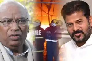 Fire in Hyderabad: AICC President Kharge calls Chief Minister Revanth Reddy
