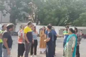 GHMC chief checks Miss World preparations at Gachibowli Stadium