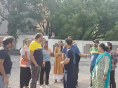 GHMC chief checks Miss World preparations at Gachibowli Stadium