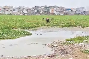 GHMC uses drones to control mosquitoes in the city