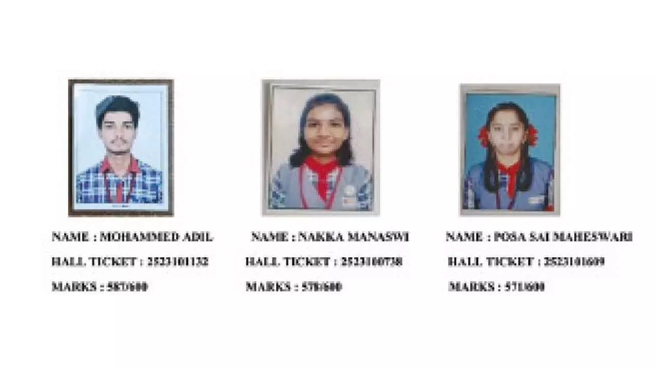 Hyderabad: Sri Triveni School shines in SSC results