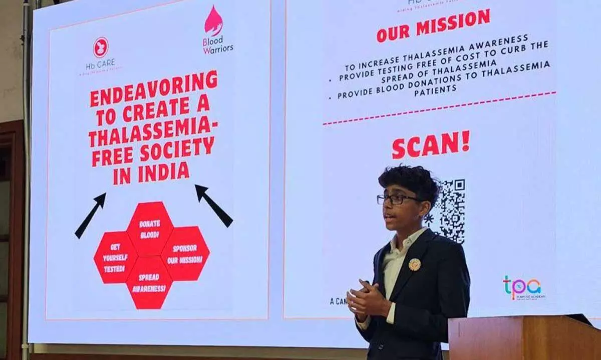 Hyderabad Teen Leads Effort to Raise Thalassaemia Awareness