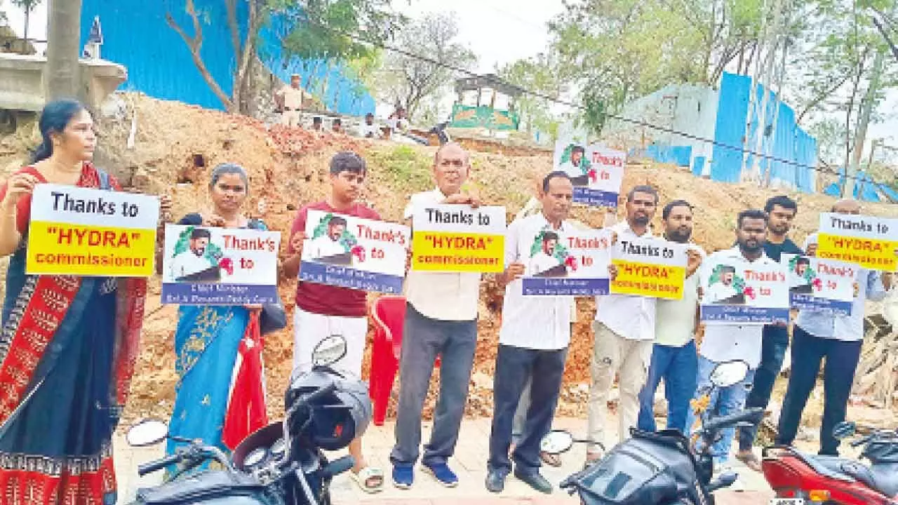 HYDRA continues drive: Illegal buildings demolished in Hydernagar and Puppalaguda