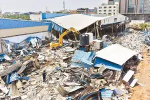 HYDRA steps up action, demolishes illegal buildings in Gachibowli