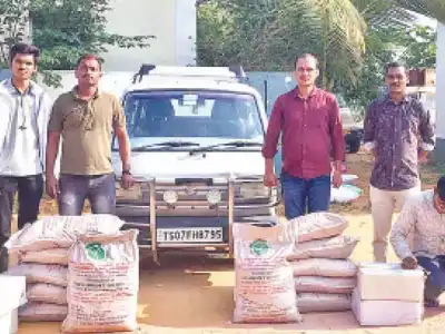 Illegal liquor-making materials seized in Nagarkurnool