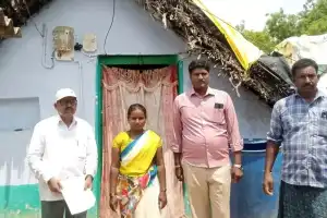 Indiramma Housing Check Continues in Chinna Tandrapadu Village