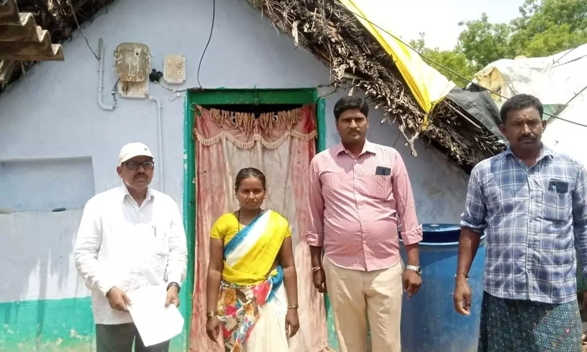 Indiramma Housing Check Continues in Chinna Tandrapadu Village