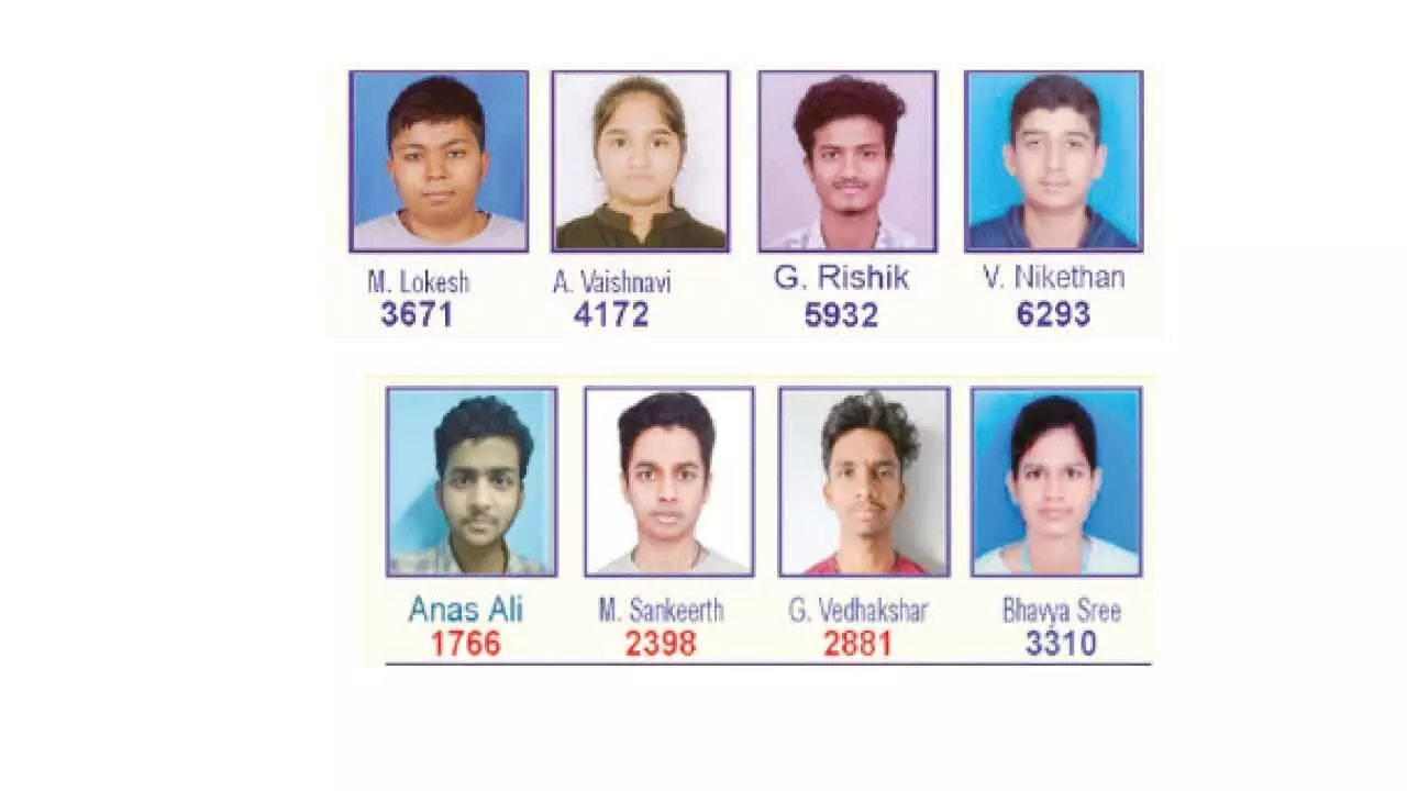 Kakatiya students get top ranks in EAPCET