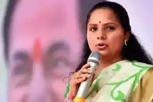 Kavita criticizes KTR for celebrating in the US