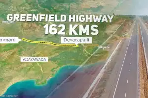 Khammam-Devarapalli highway almost complete