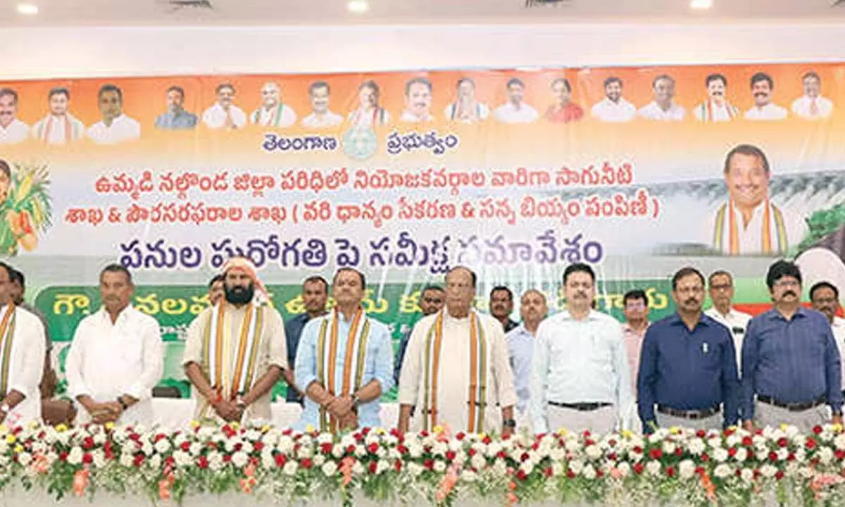 Ministers review unfinished irrigation projects