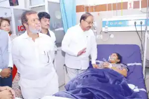 Ministers visit Khammam district hospital for inspection