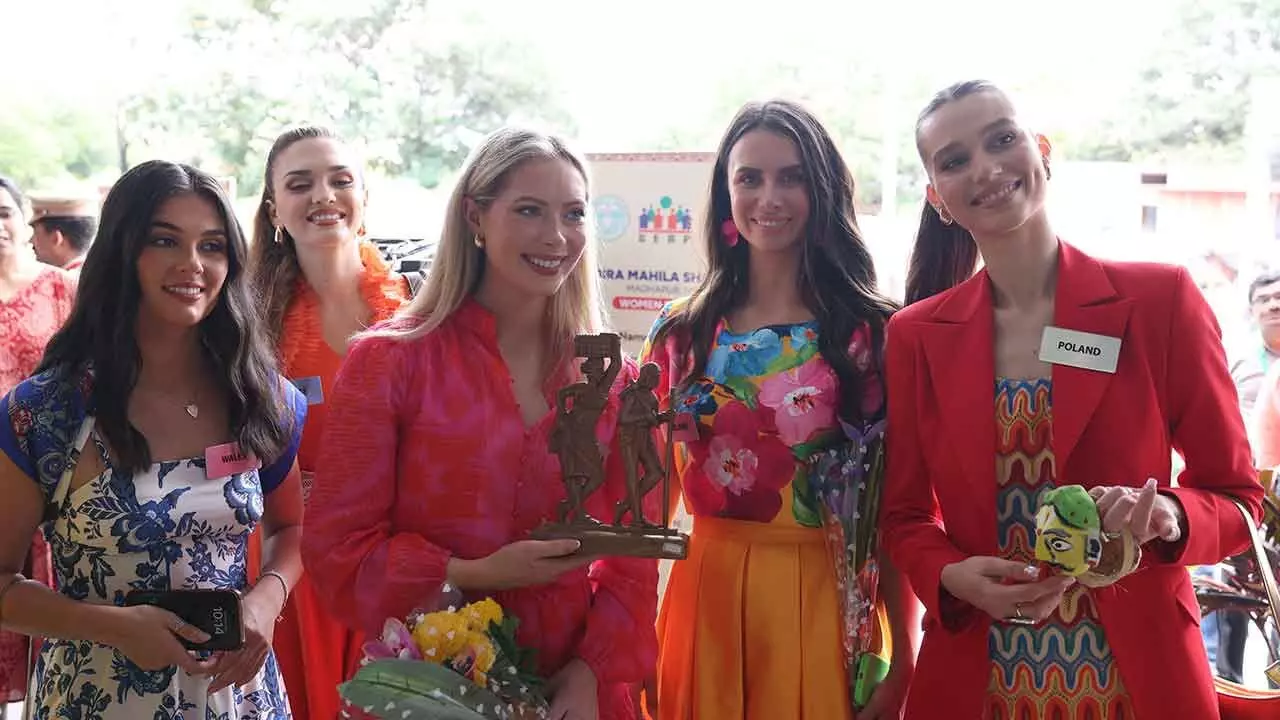 Miss World Contestants Explore Telangana Culture at Shilparamam
