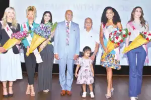 Miss World contestants visit breast cancer center in India