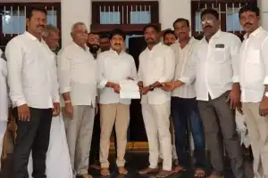 MLA Vijayudu Gives Rs 5 Lakh Aid to Aiza Town Resident