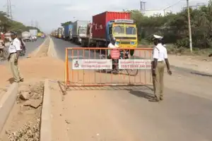Police set up check-posts at key roads before Bakrid