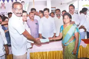 Ponguleti hands out KL checks