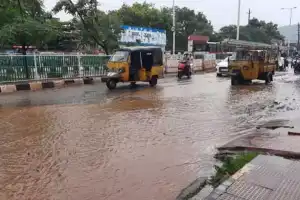 Rainfall Reported in Koti, Dilsukhnagar, Jubilee Hills and Other Areas of Hyderabad