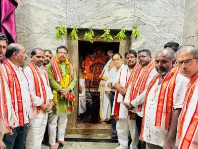 Secunderabad MLA Shri Ganesh prays at temple for unity against terrorism