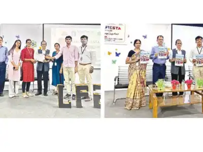 Students Shine at Sphoorthy’s Lingua Fiesta as New Magazine Abhiyanta Launched