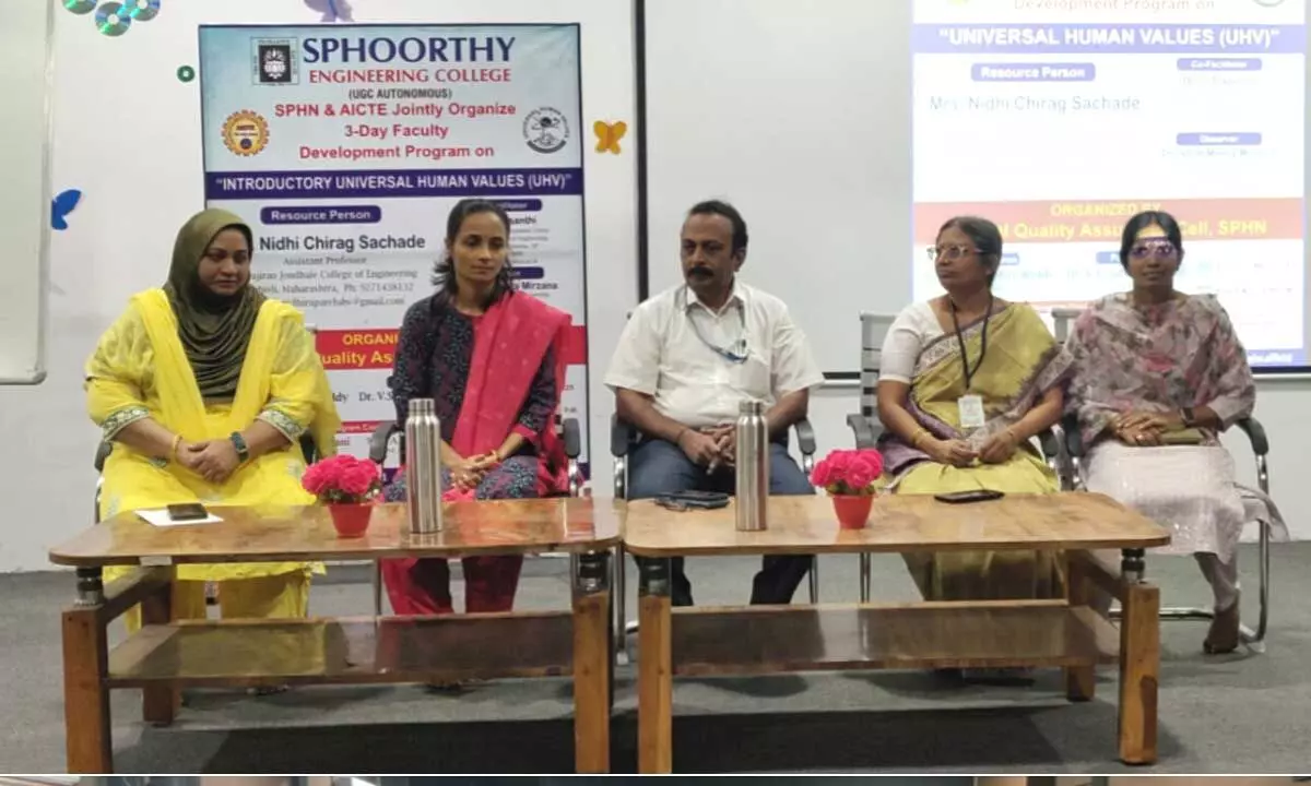 Three-Day Training Program for Teachers on Basic Human Values