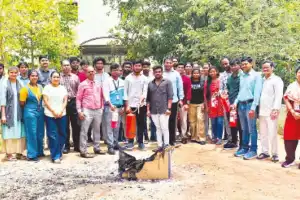 University of Hyderabad holds fire safety session