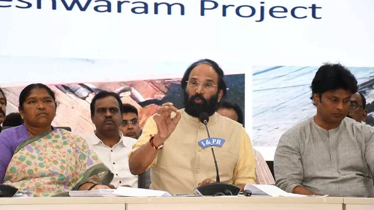 Uttam asks BRS leaders why they fear court probe if KLIS was truly great