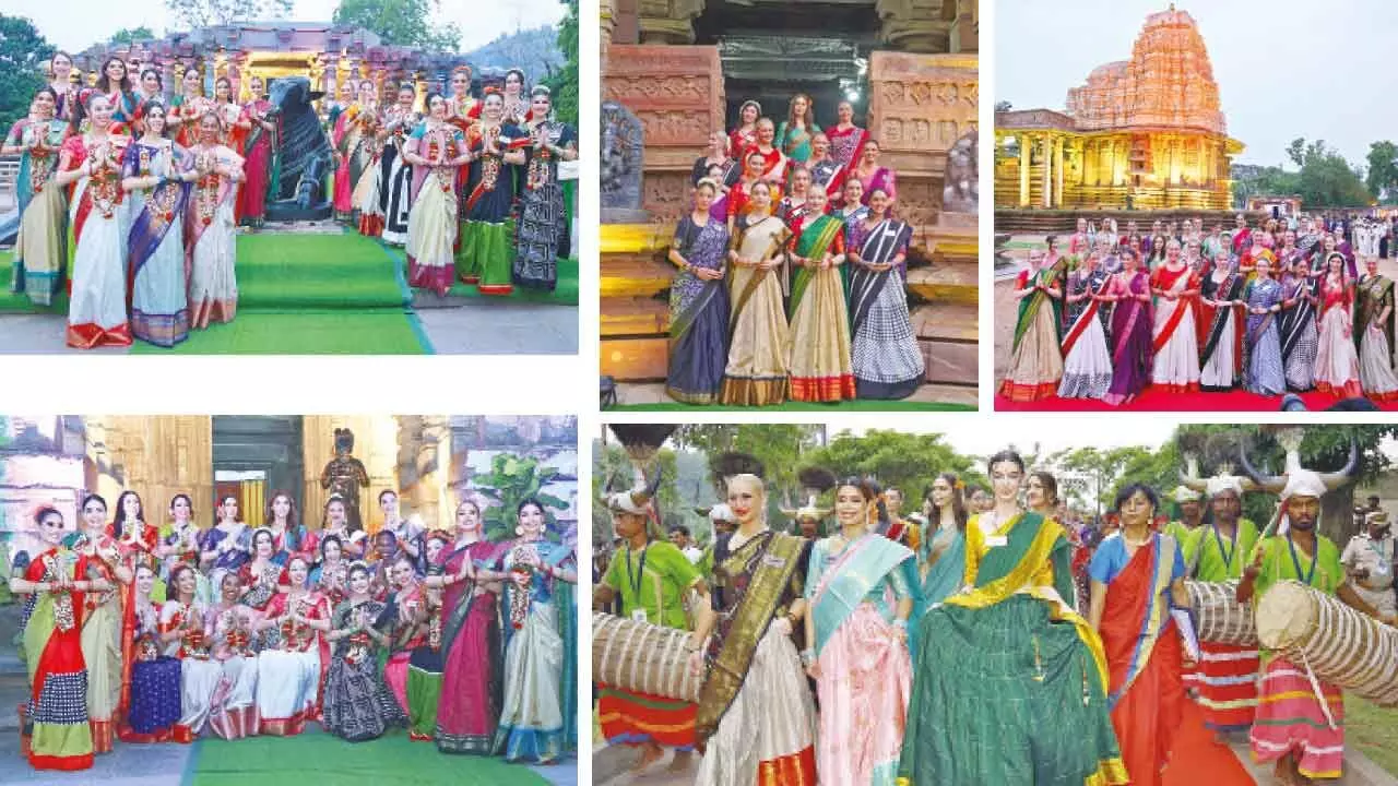 World beauty queens visit Warangal