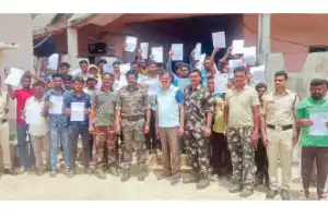 100 young tribal people get driving licenses