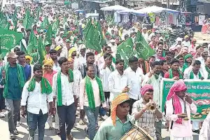 Adivasis protest Tiger Zone