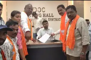BJP Leaders Ask District Collector for Kashipuram Village Road Approval