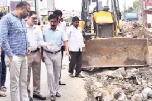 City official checks progress on current projects