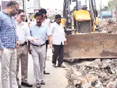 City official checks progress on current projects