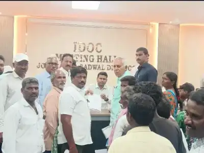 Collector Intervenes in Nadi Agraharam Land Dispute Near Temples