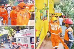 Disaster preparedness practice conducted in Hyderabad