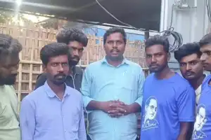 Gadwal School Uses Sickle to Serve Meals to Students