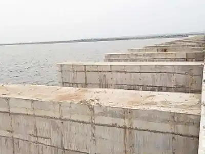 Heavy water flow in Godavari stops tests at Medigadda