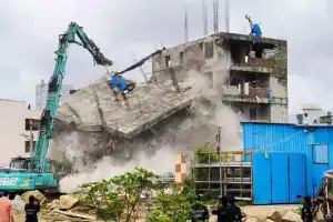 HYDRA demolishes buildings in Secunderabad