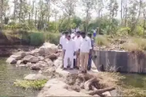 Indrakaran criticizes Eleti for destroying check dam