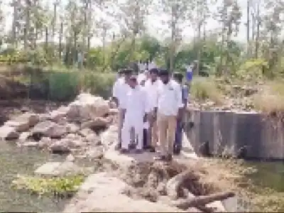 Indrakaran criticizes Eleti for destroying check dam